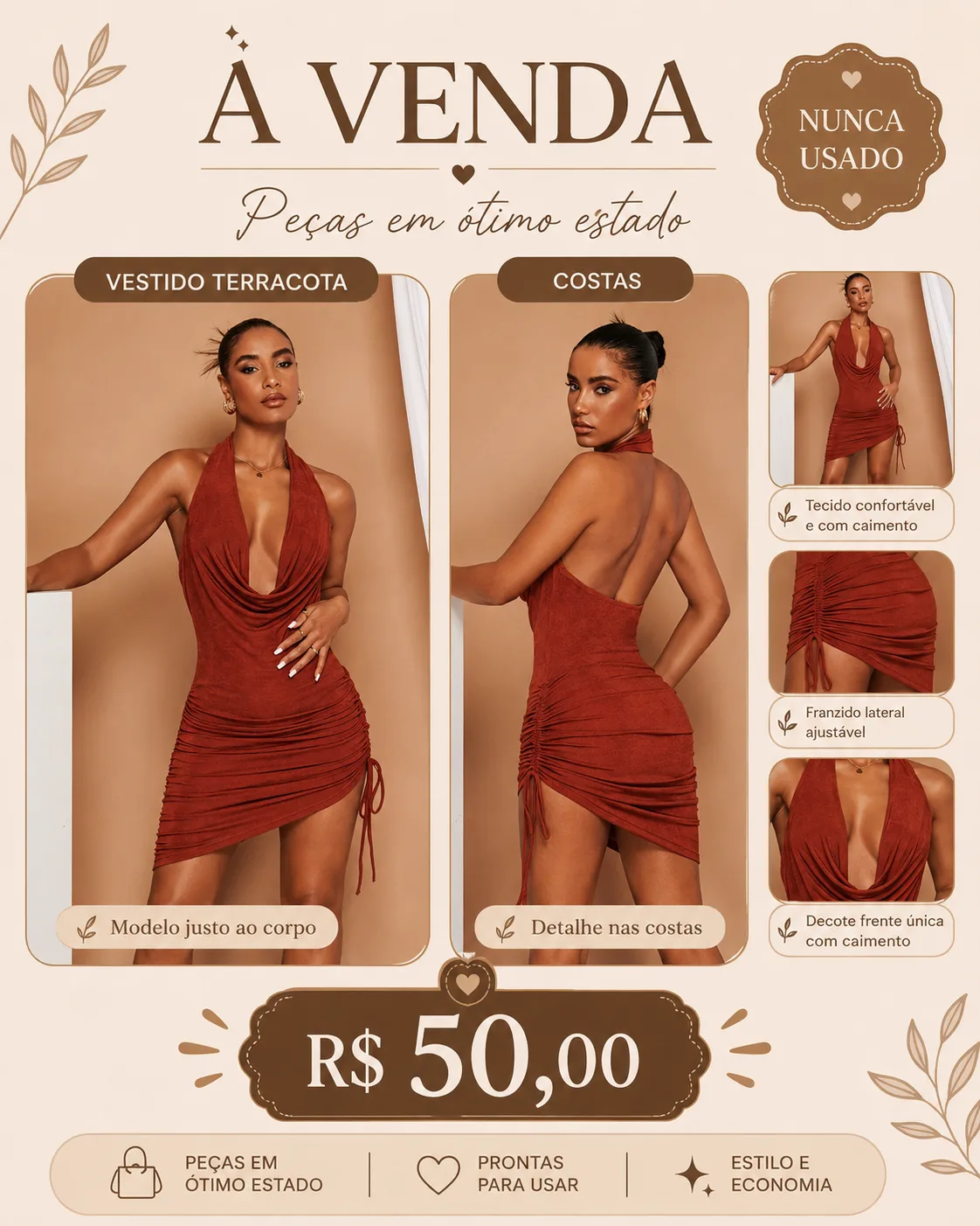 Desapego Looks Shein Novos: Vestidos, Saia e Bota Pela Metade do Preço!