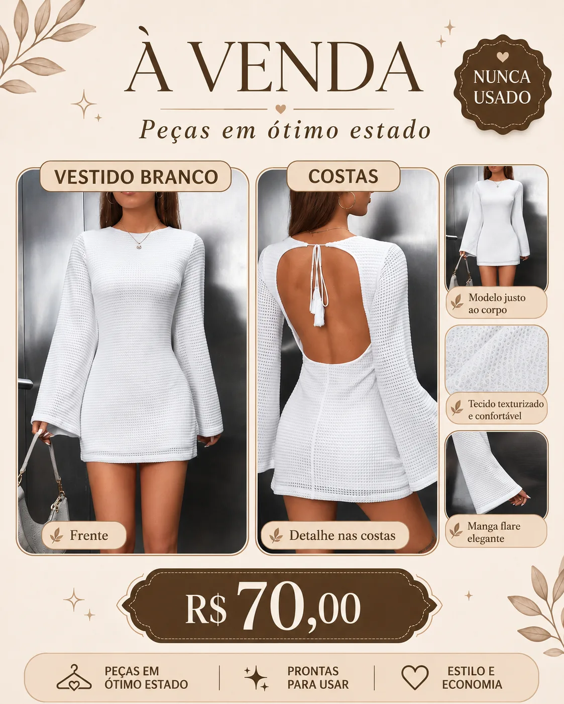 Desapego Looks Shein Novos: Vestidos, Saia e Bota Pela Metade do Preço!